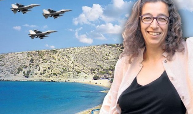 Τα ελληνικά F-16 ενοχλούν τη ΣΥΡΙΖΑία δήμαρχο Γαύδου!